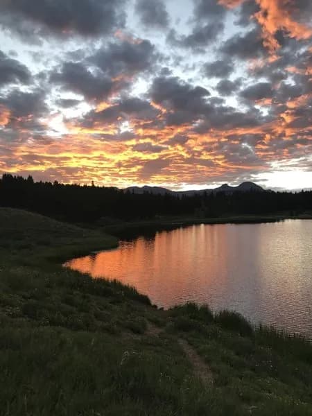 Andrews Lake At Sunrise