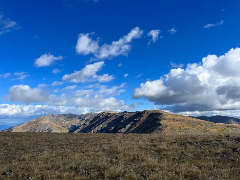 From The Summit Looking North To Middle Baldy Mountain