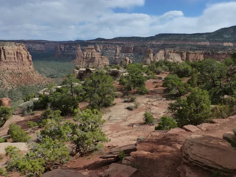 Looking Into Monument Canyon Colorado National Monument Colorado