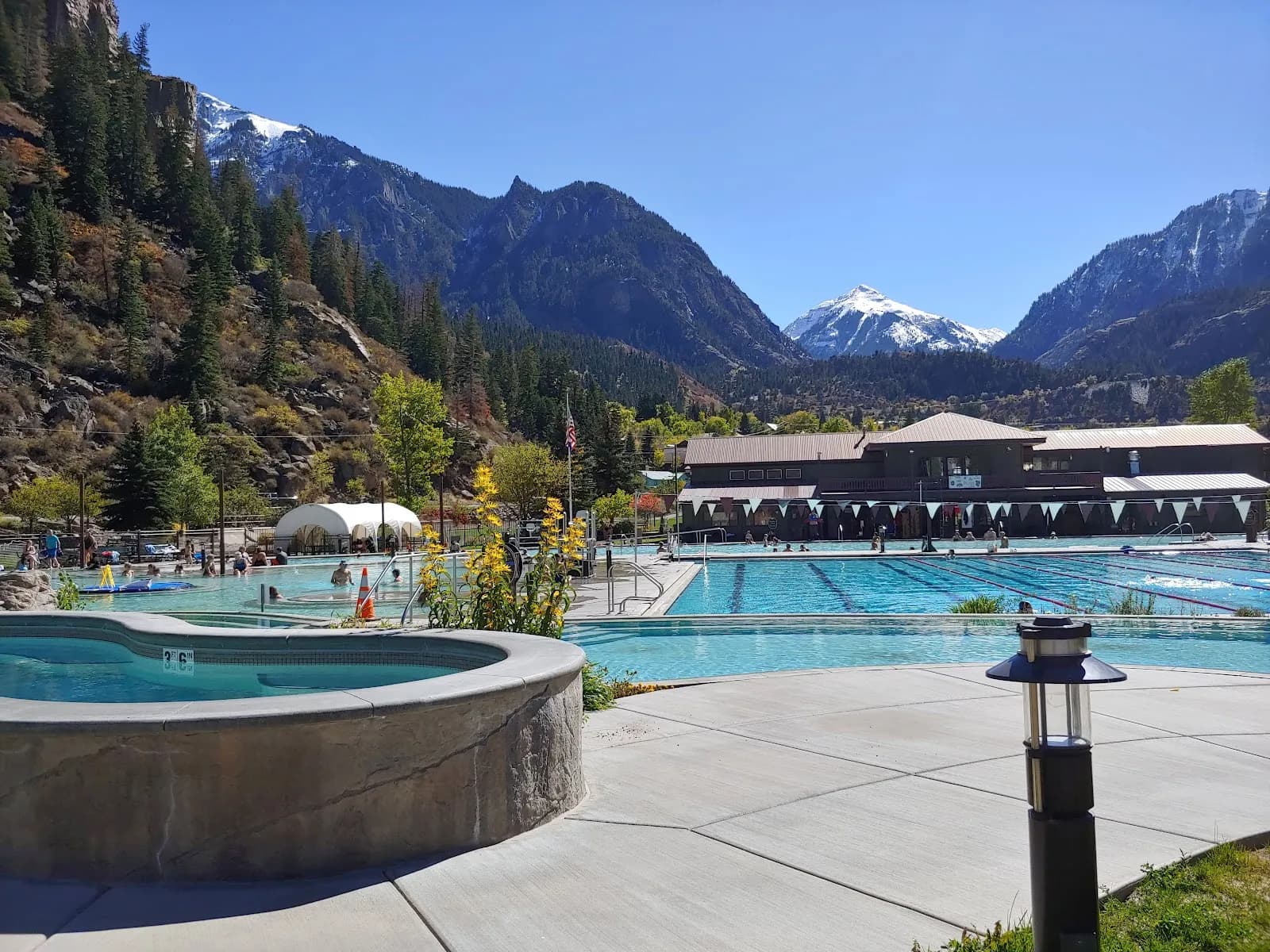 Ouray Hot Springs main view