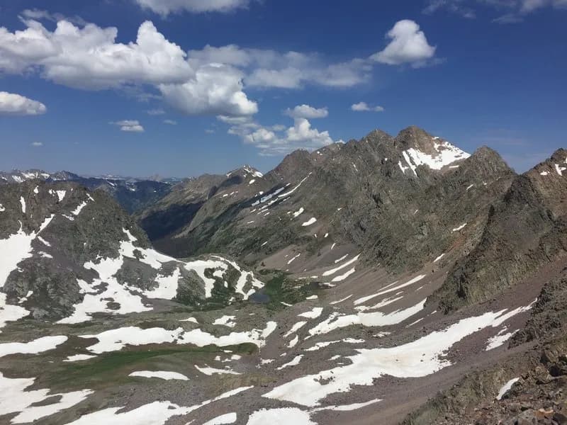 Enjoy A Stunning View From The Pass West Towards Vestal And Arrow Peaks