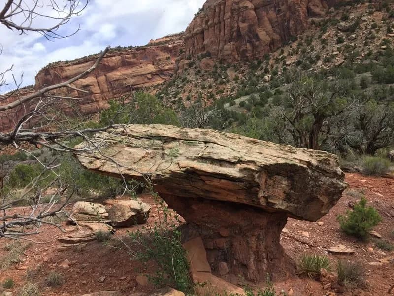 And I Shall Name Him Spaceship On Pedestal Rock