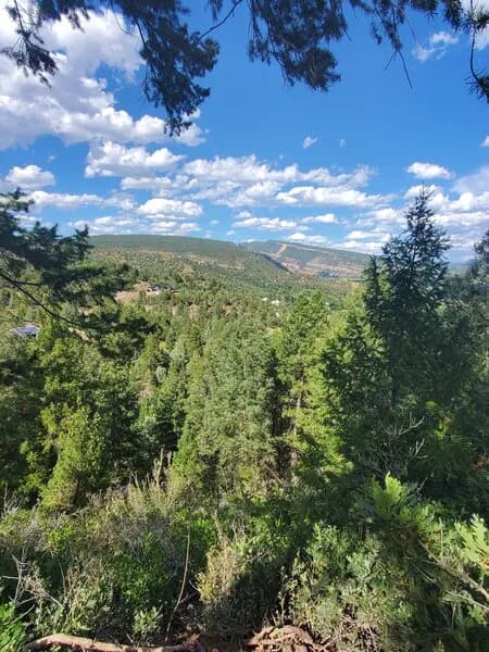 Looking North Over The City Of Durango