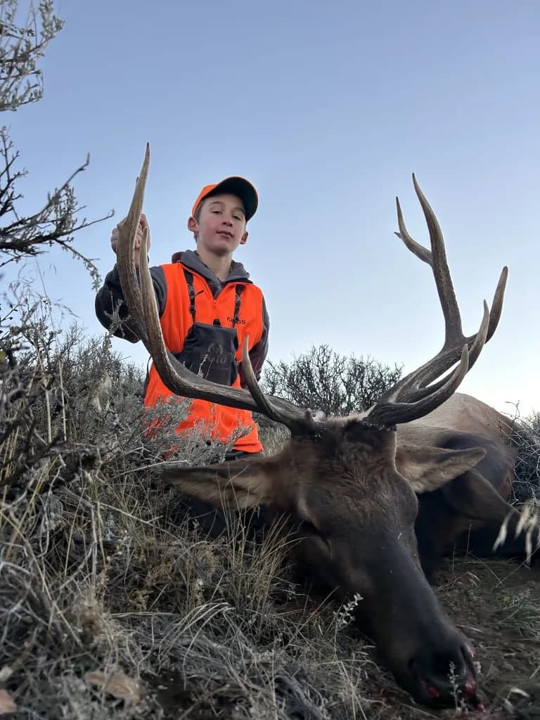 Craig Teen Easton Richards Takes Bull Elk on First Hunt