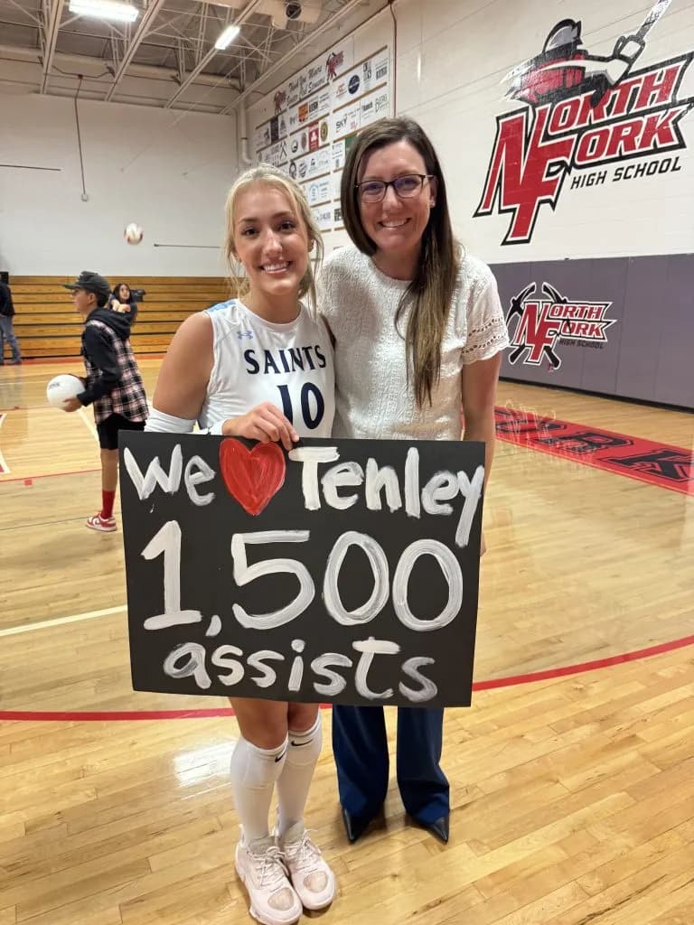 Vail Christian Setter Tenley Brasington Reaches 1,500 Career Assists