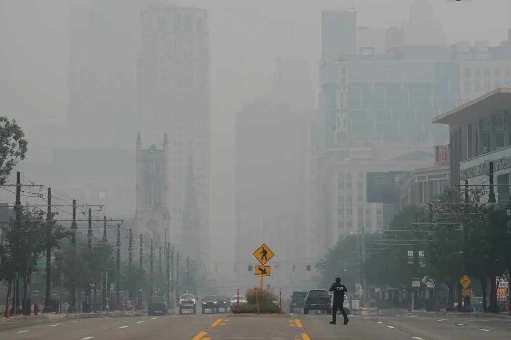 Wildfire Smoke Traps Midwest in Hazardous Air Quality