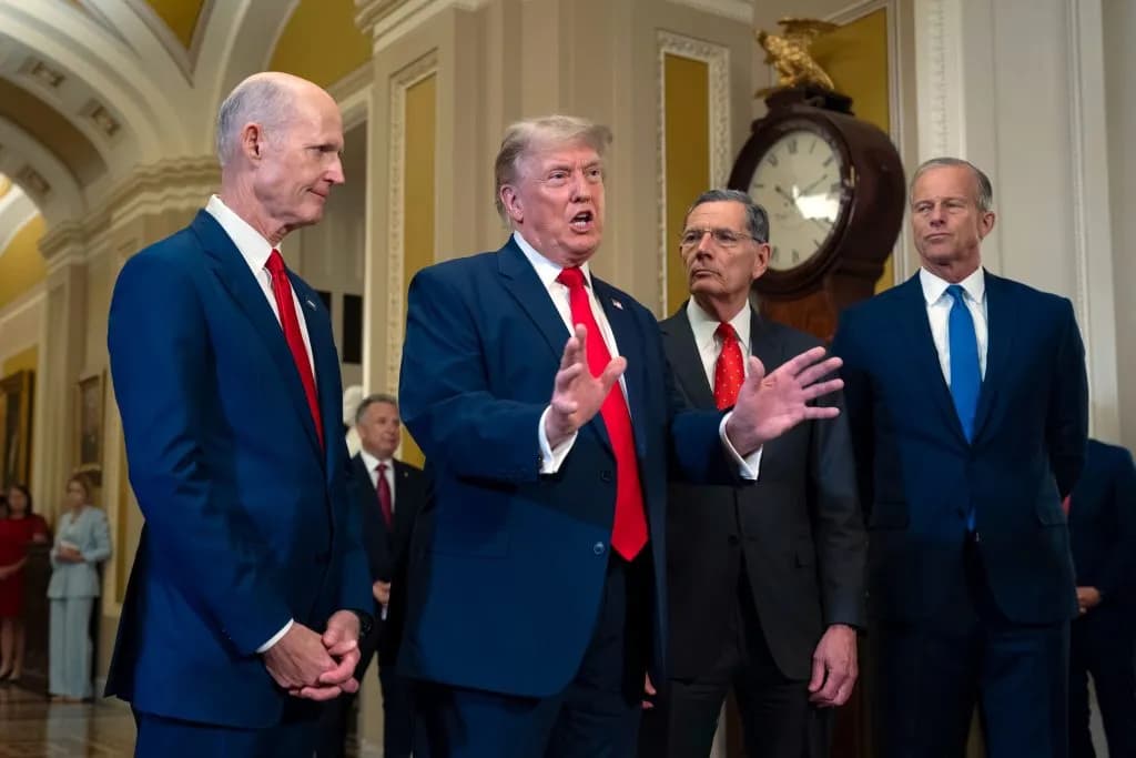 Trump Holds Up 21st Century Housing Act for Voter Proof