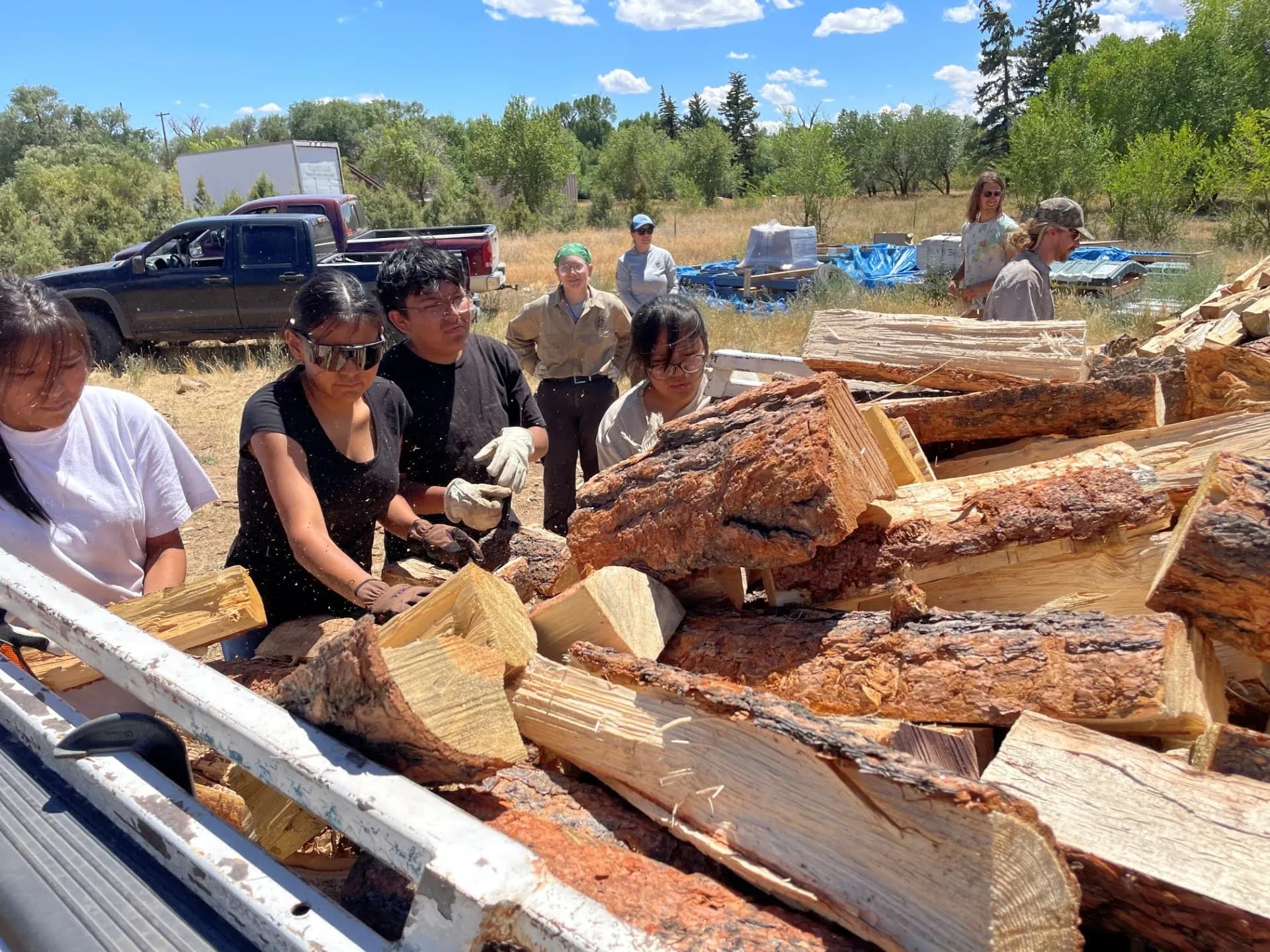 San Juan Forest Saves Wood for Life Amid Ferris Fire