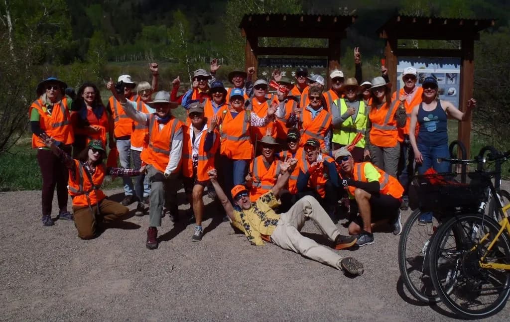 Pristine Riders Trash Crush Cleans Aspen Roads Friday