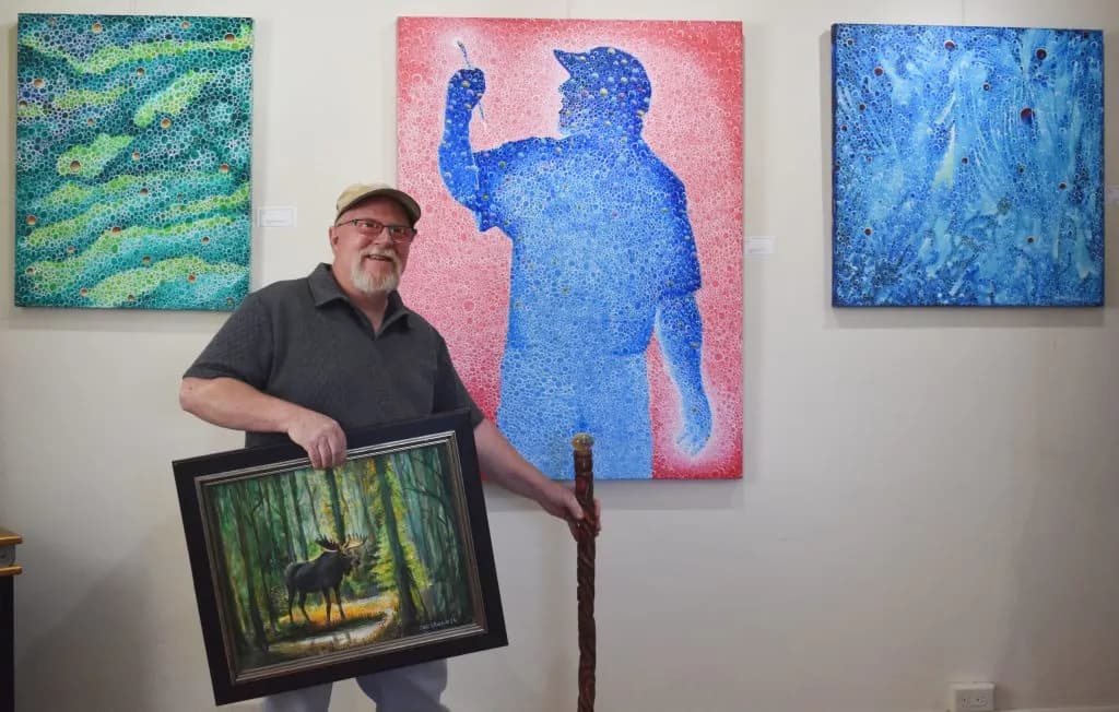 Silt Artist Gary Glidden Brings Kinetic Bubble Art to Bookcliff Arts Center