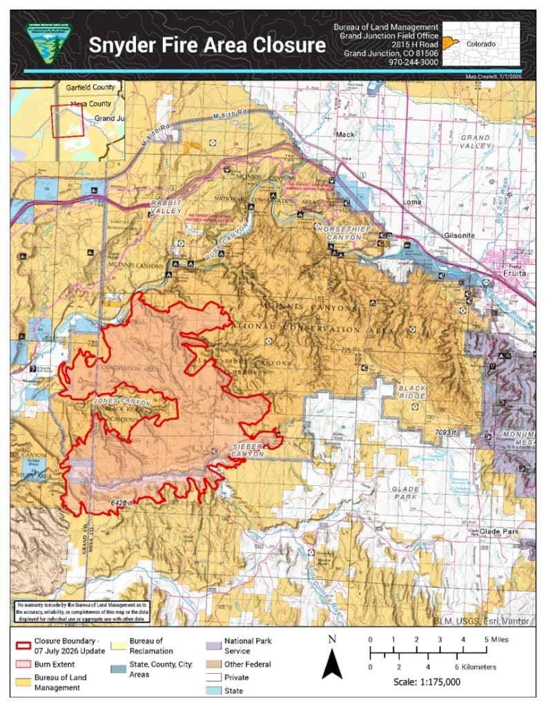 Snyder Fire 98% Contained, Colorado River Reopens for Boaters