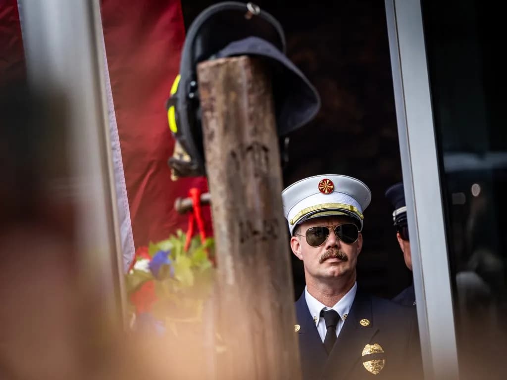 Aspen Fire Station Honors 343 NYC Firefighters With Red Roses