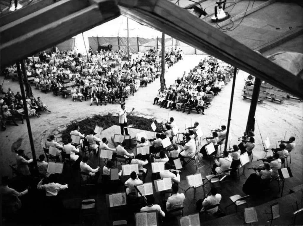 Margaret Durrance Postcard Reveals Aspen Amphitheater Design Differences