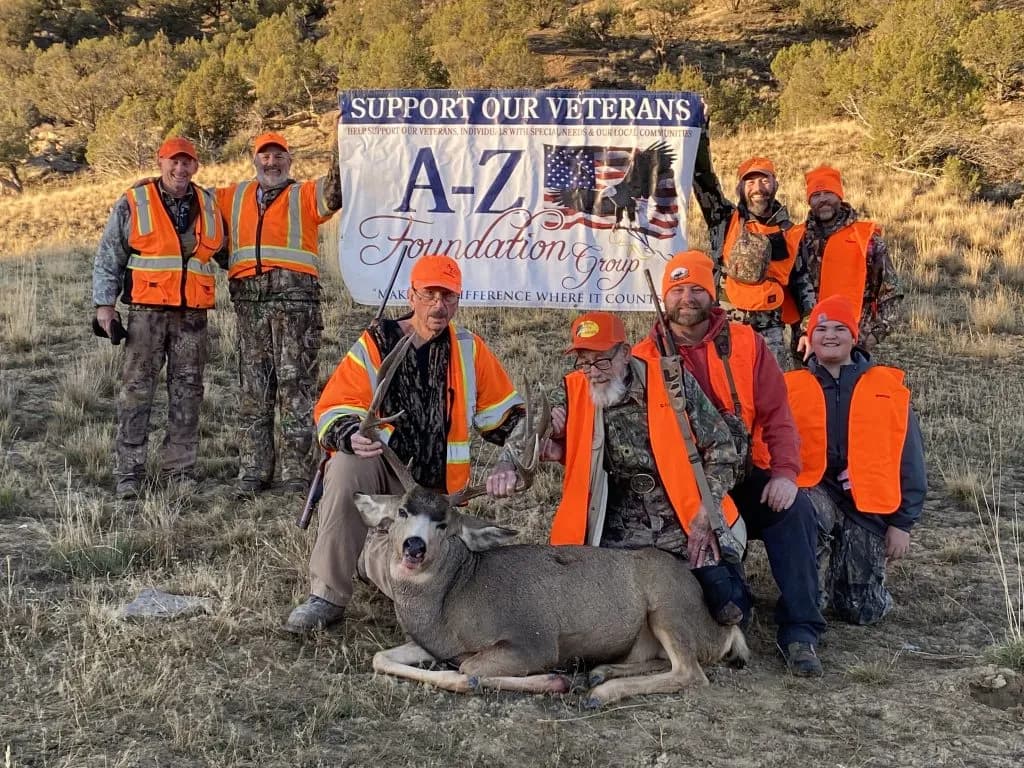 Rifle Veterans Log Near Perfect Deer Hunt for A-Z Foundation