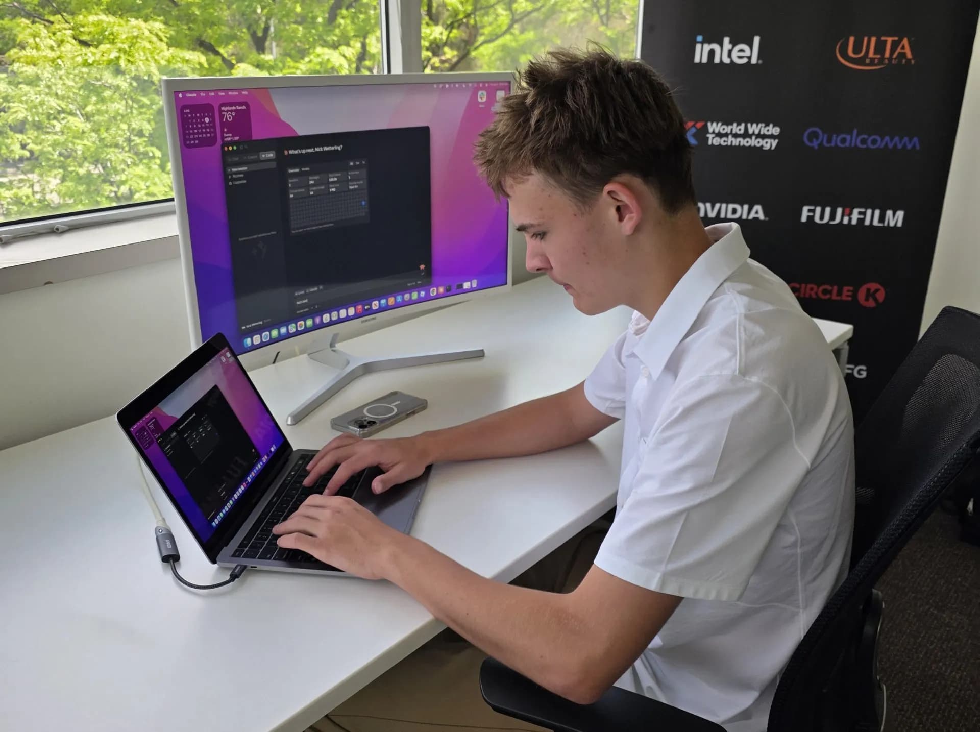 Nick Wetterling lands AI internship by pitching dad’s business partner