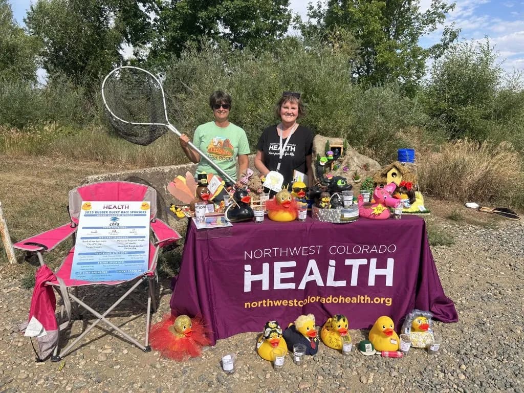 Northwest Colorado Health Raises Funds for Hospice via $10 Rubber Ducky Race
