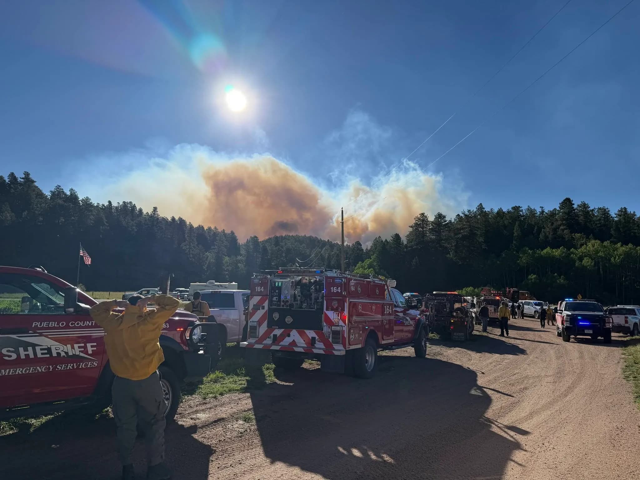 Beulah Evacuates as Aspen Acres Blaze Hits 362 Acres