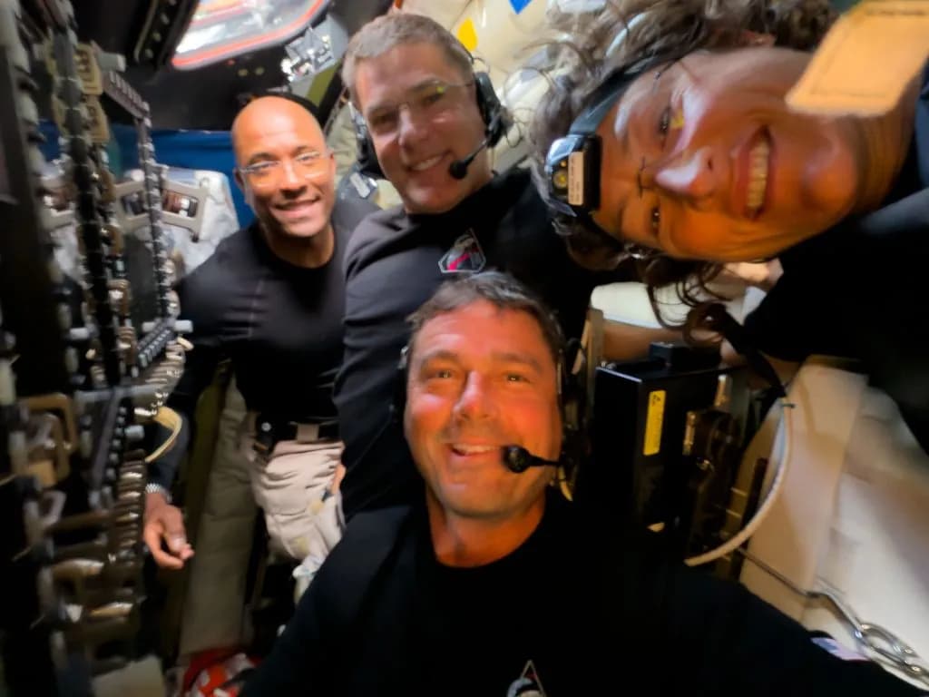 Artemis II Crew Links Up with ISS During Historic Moon Mission
