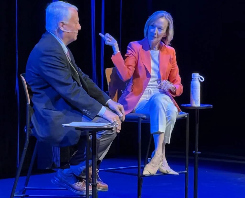 Judy Woodruff Corrects Reagan Shooting Record at Vail Valley Symposium