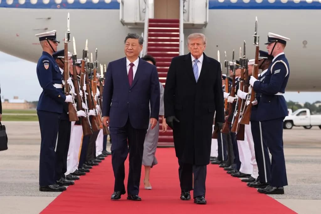 Xi Visits Washington With Lavish Red Carpet Reception