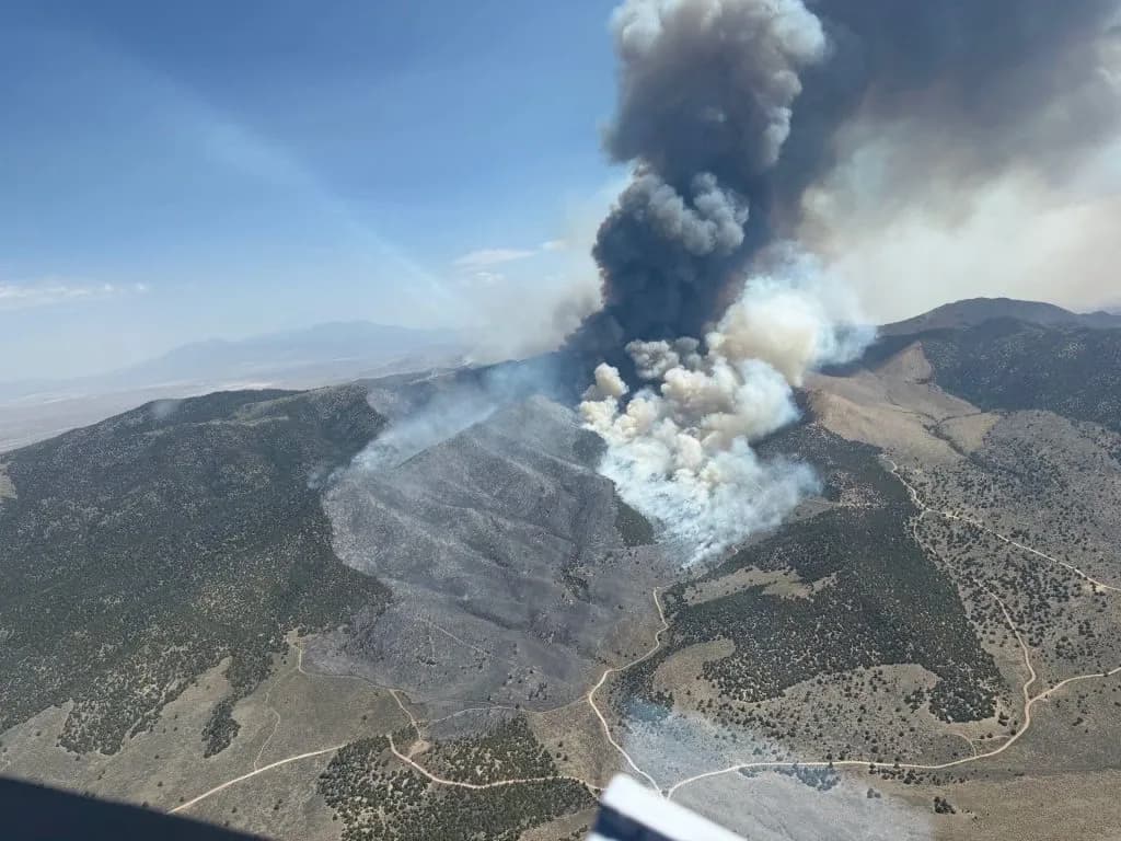 Utah Iron Fire Smoke Chokes Western Colorado Valleys