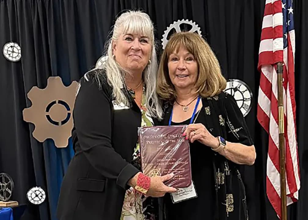 Steamboat Rotary Club President Debbie Aragon Wins District 5440 Award