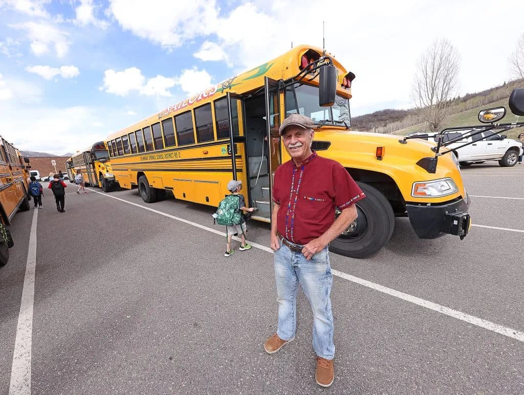 Steamboat Bus Driver Retires After 56 Years