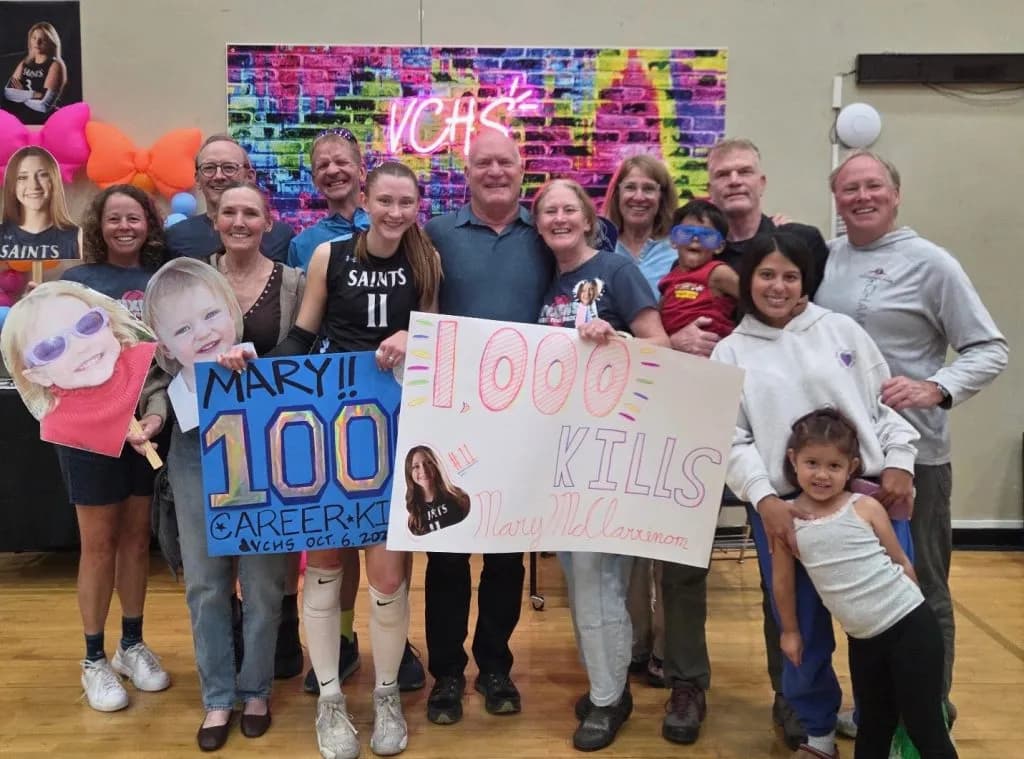 Vail Christian's Mary McClarrinon Records 1,000th Kill