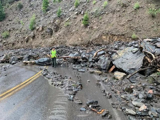 Mudslides Strand Visitors on East Portal Road After Heavy Rain