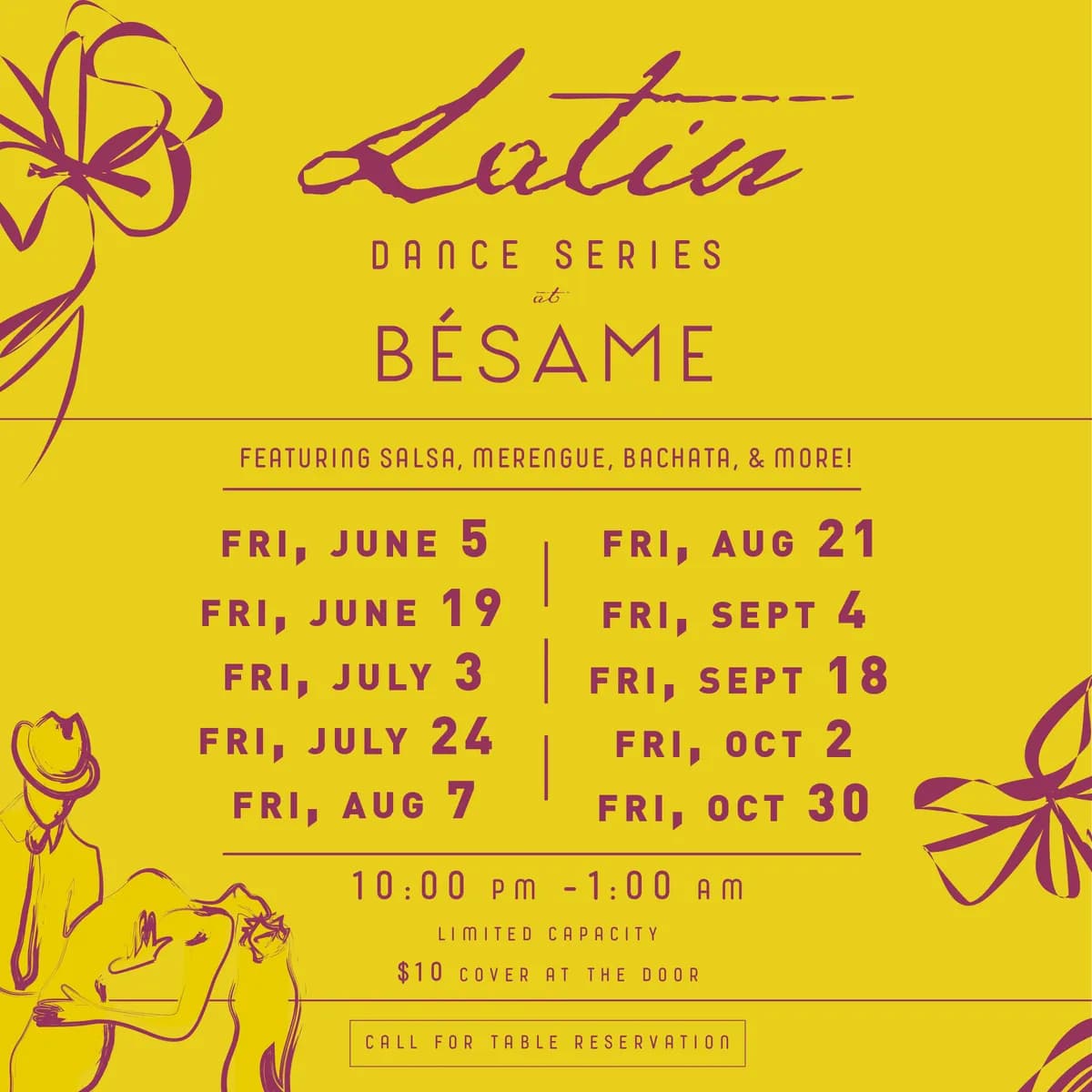 Latin Dance Series at Bésame