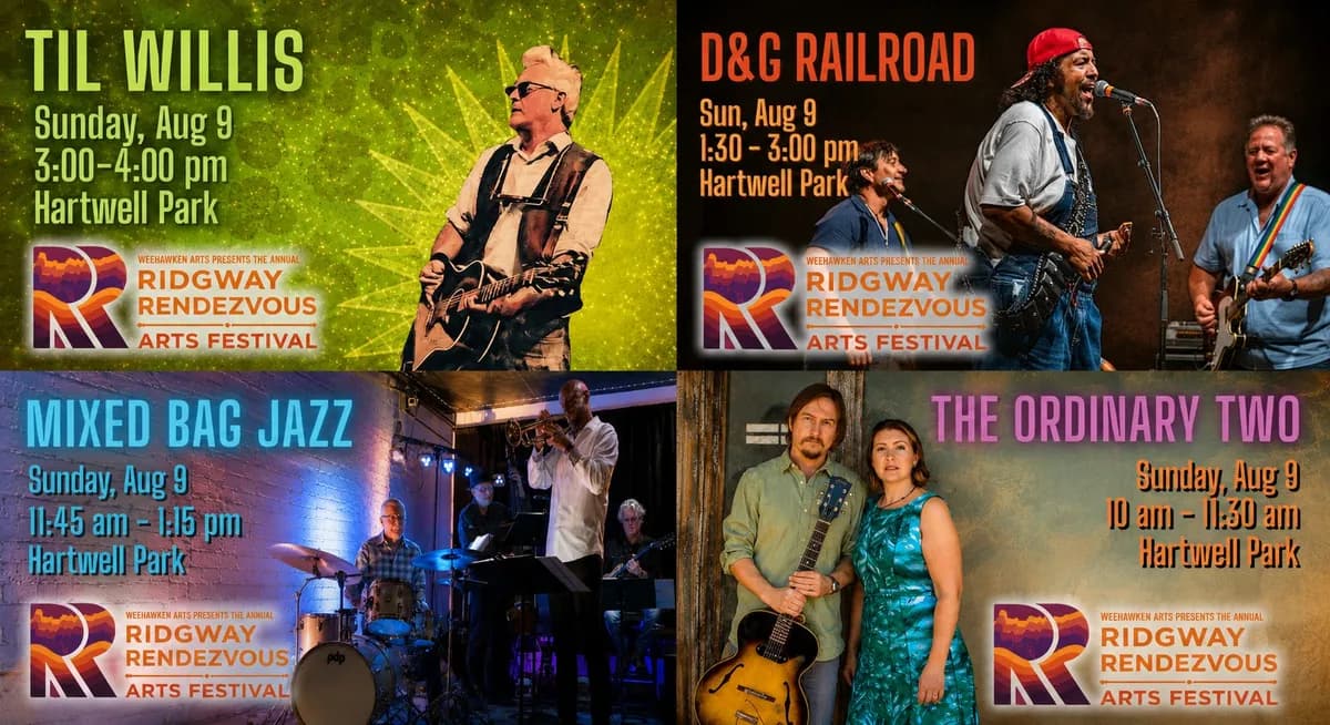 Sunday Live Music At The Ridgway Rendezvous Arts Festival