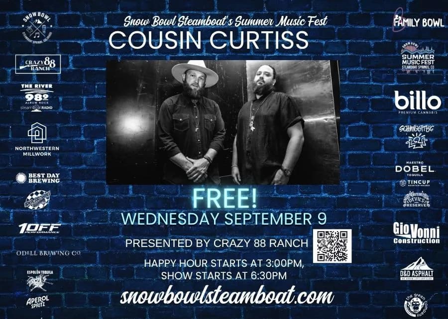 Cousin Curtiss - FREE LIVE MUSIC
