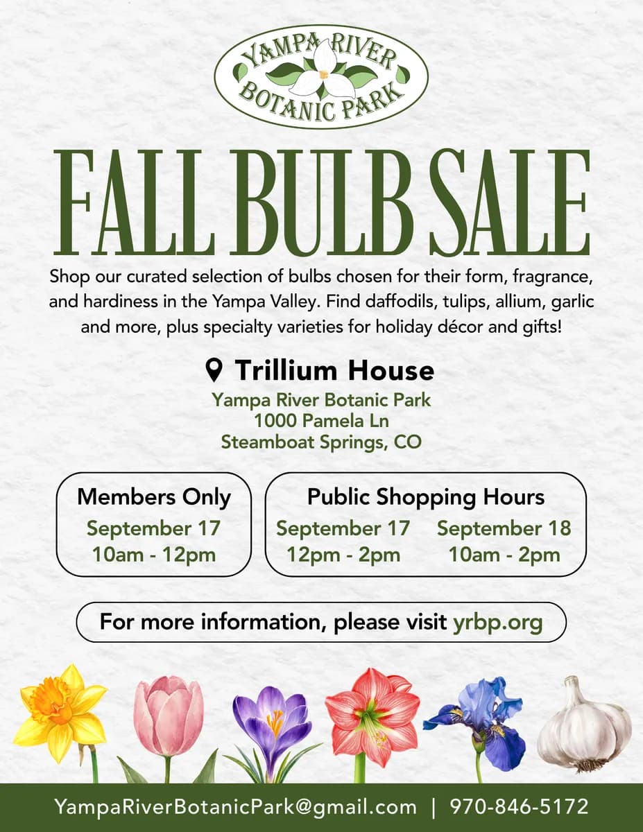 Fall Bulb Sale