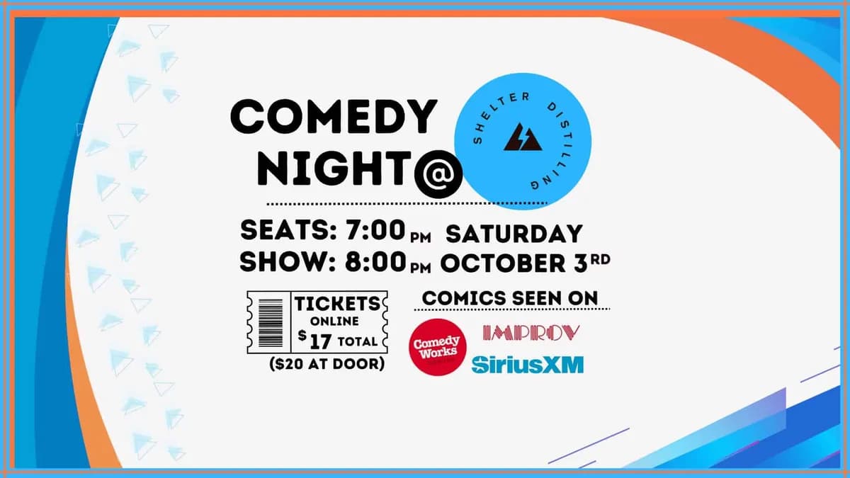Comedy Night At The Distillery