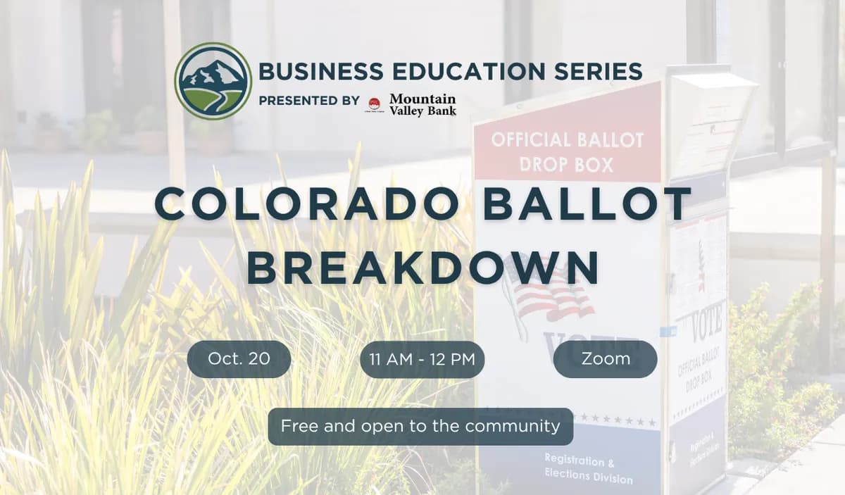 Business Education Series: Colorado Ballot Breakdown
