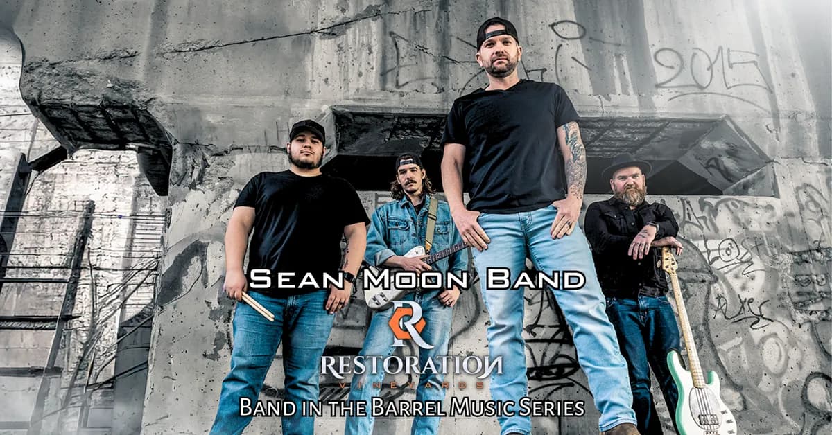 Sean Moon Band – Band in the Barrel Music Series At Restoration Vineyards
