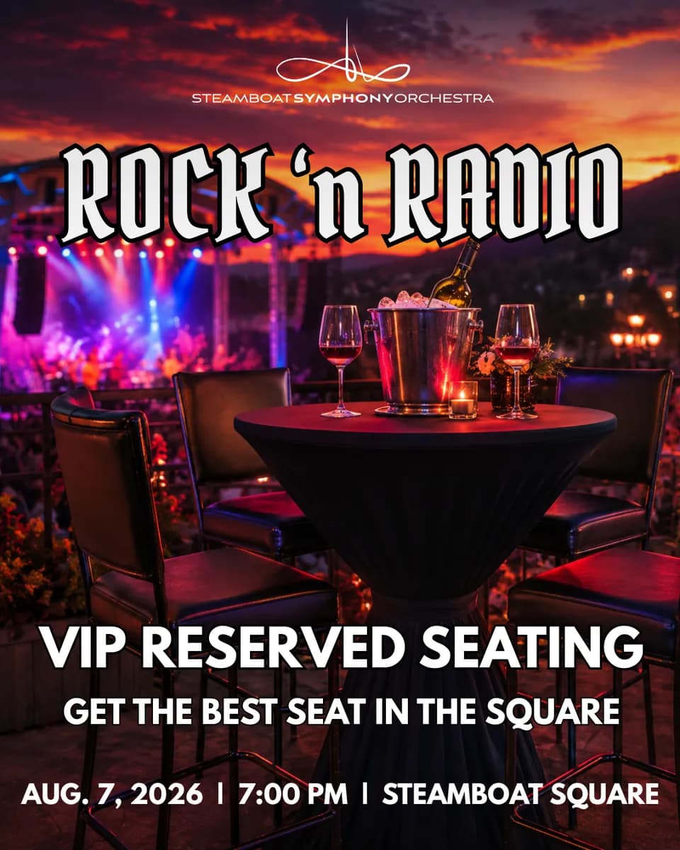 Steamboat Springs Symphony Orchestra Featuring Rock 'n Radio, A free concert celebrating decades of unforgettable songs