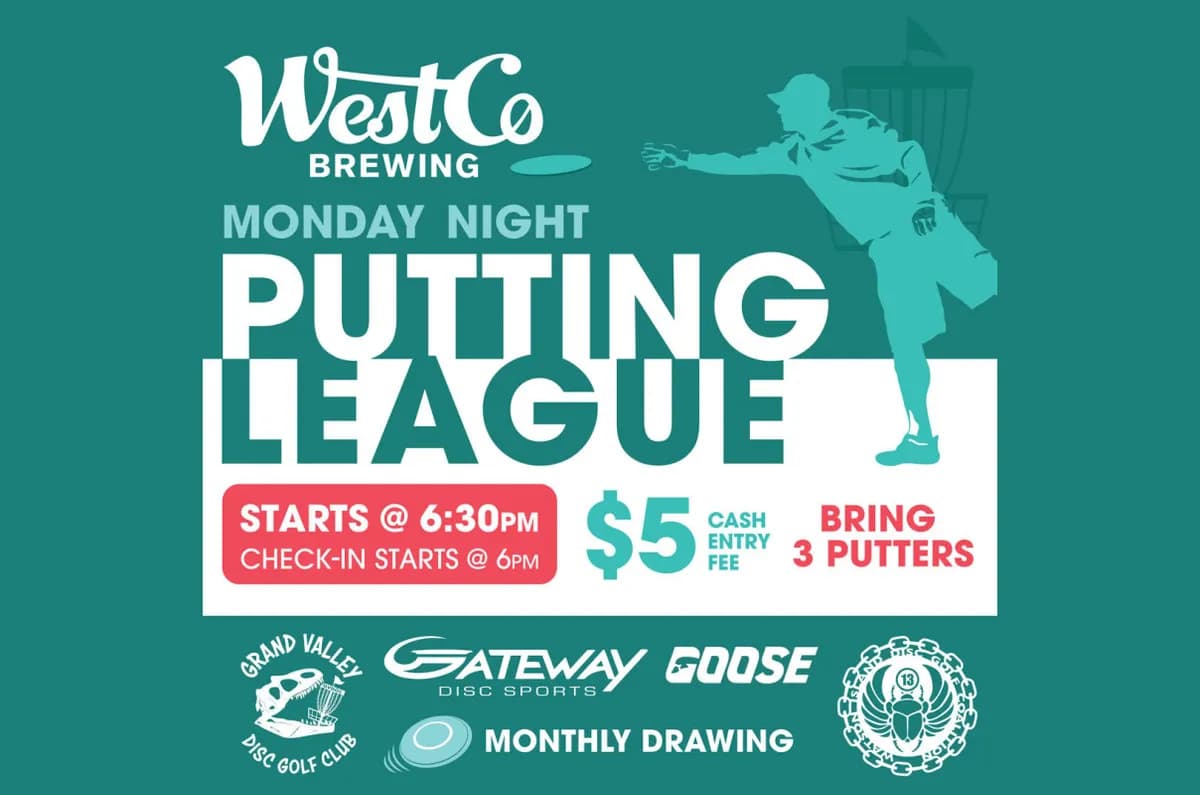 Disc Golf Putting League at WestCo Brewing!