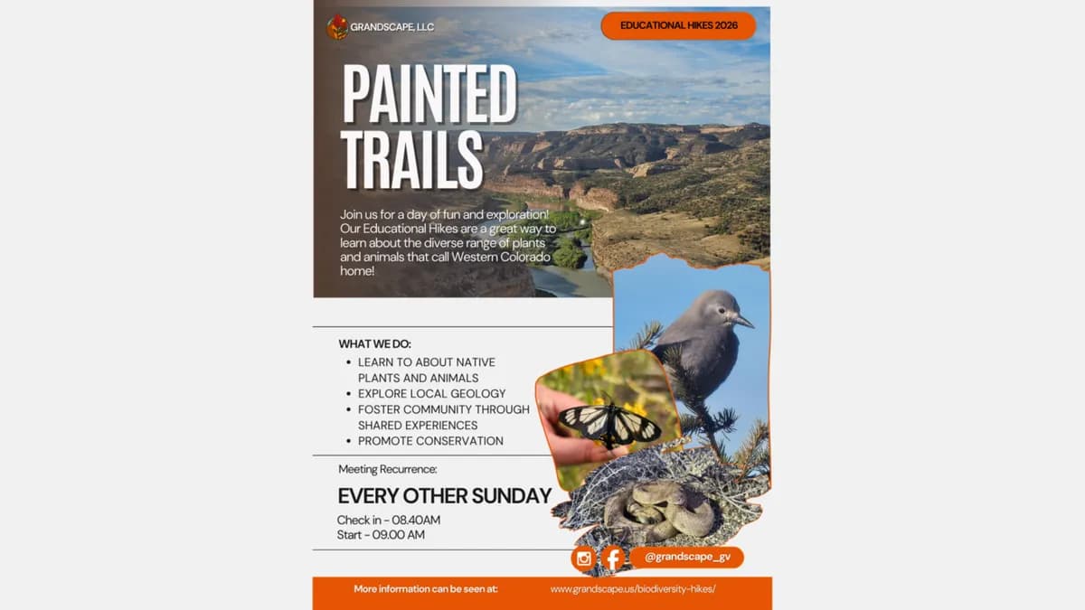 Painted Trails Biodiversity Hikes 2026