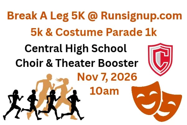 Break a Leg 5k & 1K Costume Run CHS Choir Fundraiser
