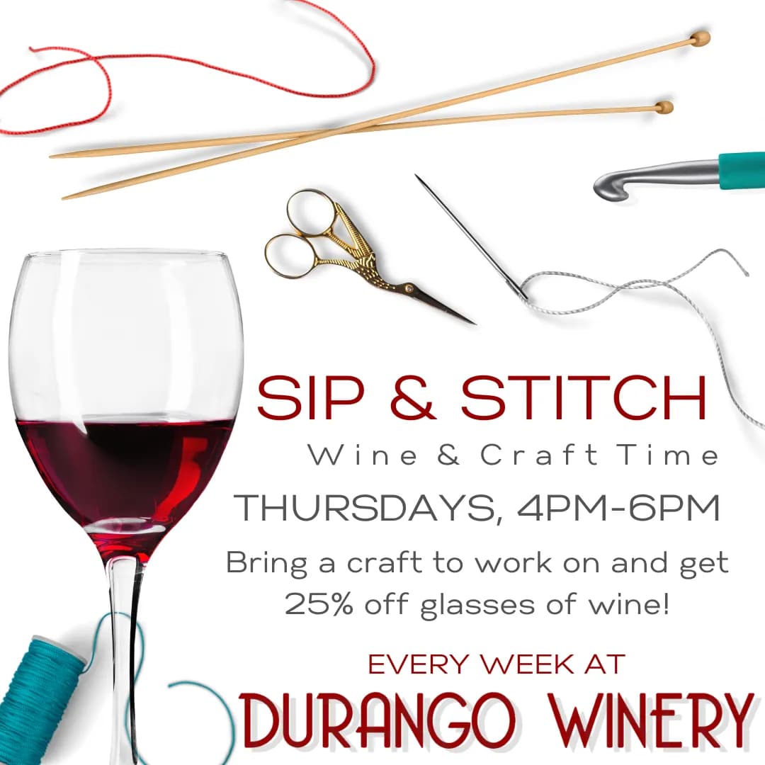 Sip & Stitch- Thursday Craft Night